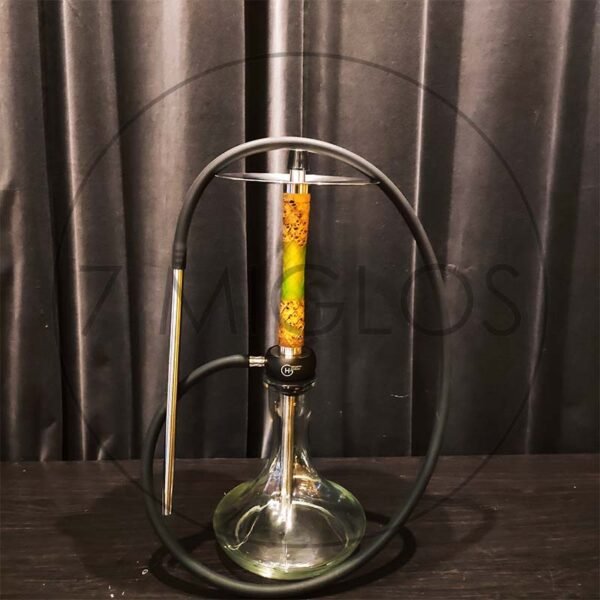 Kaljanas Geometry Hookah Little Bro Woody Epox Green