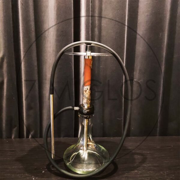 Kaljanas Geometry Hookah Little Bro Woody Epox Red