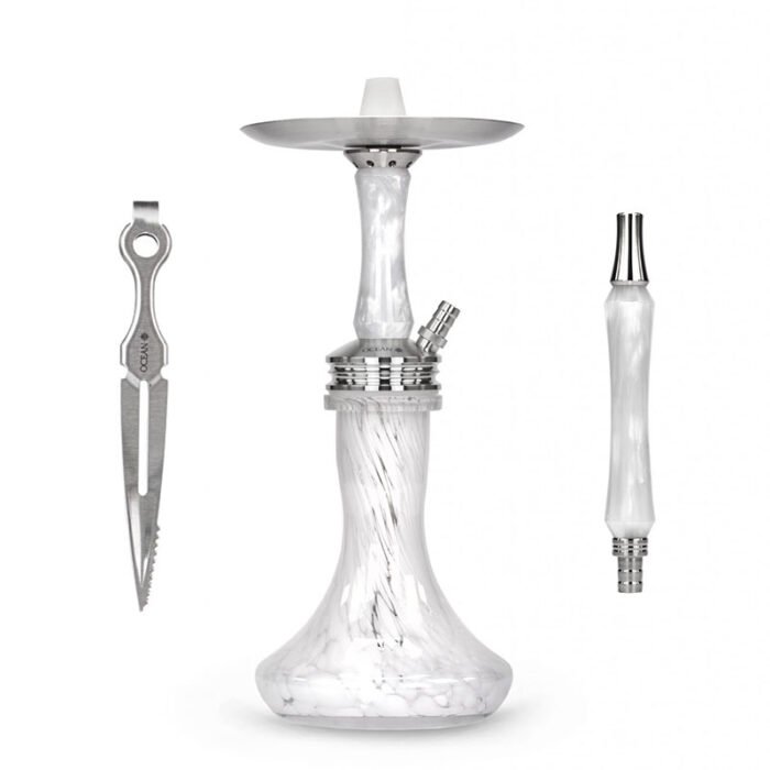 Kaljanas Ocean Hookah Kaif S Small Steel Moonstone Blizzard|Kaljanas Ocean Hookah Kaif S Small Steel Moonstone Blizzard su krepšiu|Kaljanas Ocean Hookah Kaif S Small Gold krepšys uždarytas