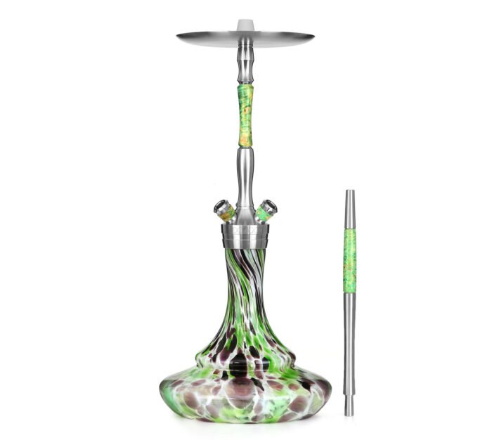 Kaljanas Union Hookah Fibonacci Stabilized Wood Green