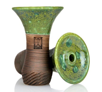 Kaljano taurelė Werkbund Hookah Evo Coral Yellow Green- tai išskirtinio dizaino